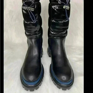Calvin Klein Black and Blue Winter Boots